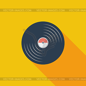 Record icon - vector clipart