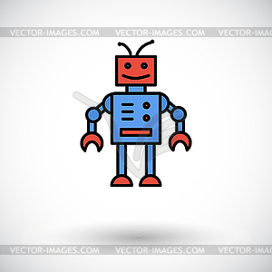 Robot toy - vector image