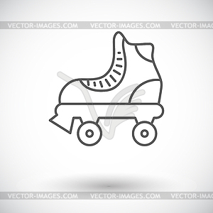 Roller skate - vector image