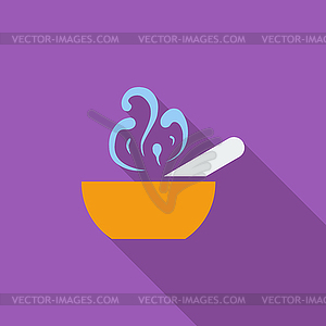 Soup icon - vector clipart