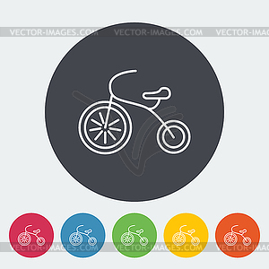 Tricycle - vector clipart