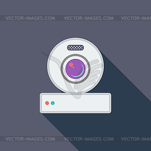 Web cam icon - vector image