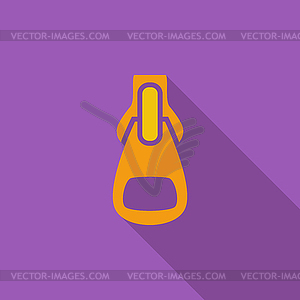 Zipp - royalty-free vector image