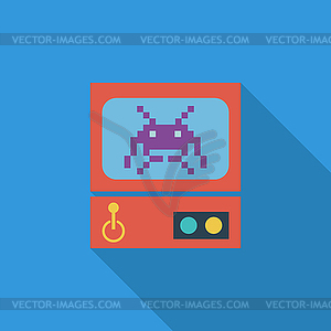 Retro Arcade Machine - vector clipart