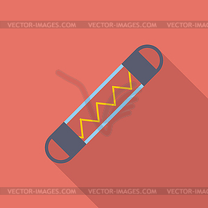 Automotive fuse single icon - vector image