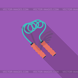 Skipping rope icon - vector clip art