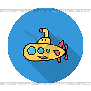 Submarine - vector clipart