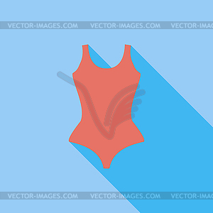 Swimsuit icon - vector clipart