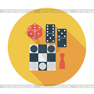 Table games - vector EPS clipart