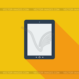 Tablet PC icon - vector clipart