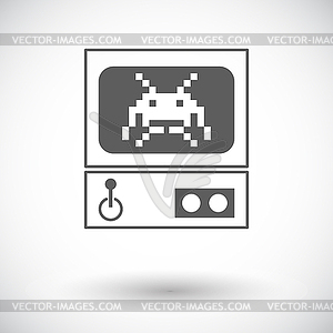 Retro Arcade Machine - vector image