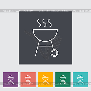 BBQ icon - vector image