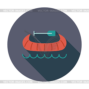 Canoe icon - vector image