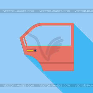 Car door - vector clip art