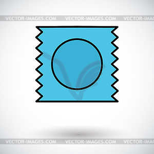 Condom - color vector clipart