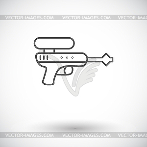 Gun toy - vector clip art