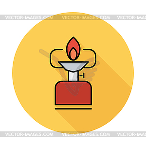 Camping stove - vector image