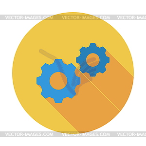 Gear icon - vector image