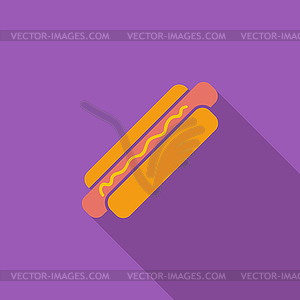 Hot dog - vector image