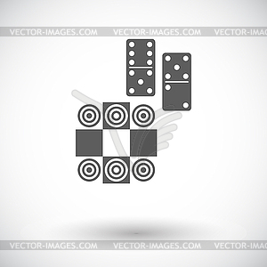 Table games - vector clipart / vector image