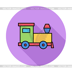 Train toy - vector clip art