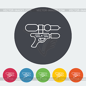 Gun toy - vector clipart