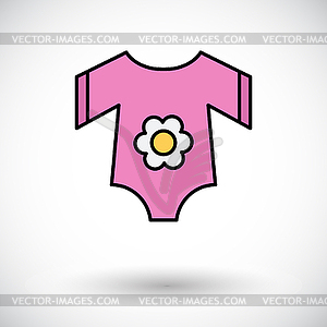 Baby clothes - vector clipart