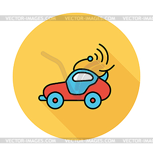 Car toy - vector clipart