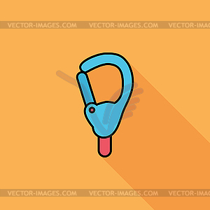Carabiner - vector clipart
