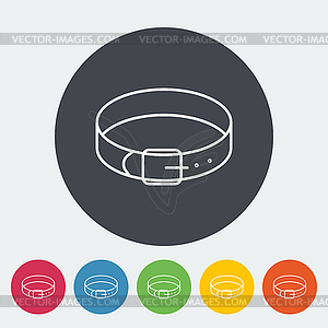 Collar icon - vector clip art