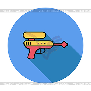 Gun toy - vector clip art