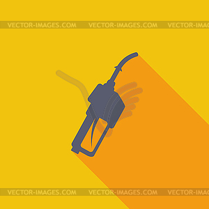 Refueling nozzle icon - vector image