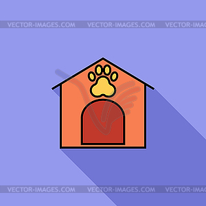 Kennel icon - vector clipart