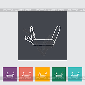 Knife icon - vector clipart
