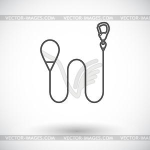 Leash icon - vector clipart / vector image