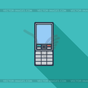 Телефон одна иконка - векторный клипарт EPS