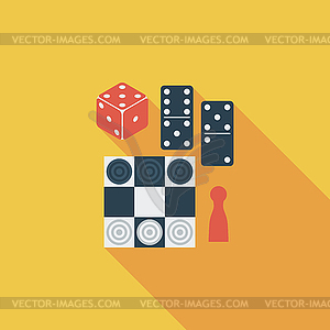 Table games - vector image