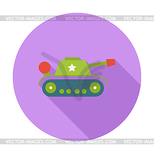 Tank toy - vector clipart