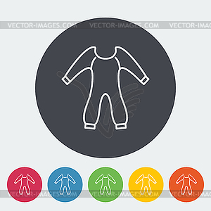 Baby clothes - vector image