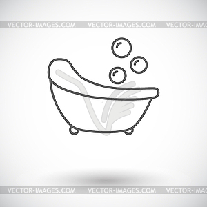 Bath icon - vector clipart