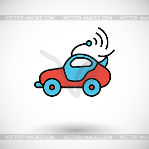 Car toy - royalty-free vector image