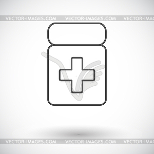 Drug icon - vector image