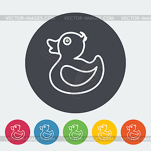 Duck icon - vector clipart
