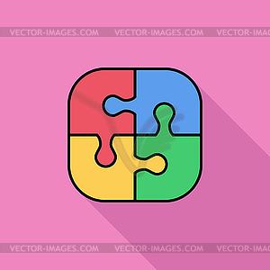 Puzzle - vector clip art