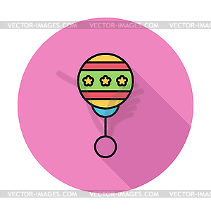 Rattle - vector clipart