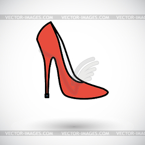 Woman shoes - vector clipart