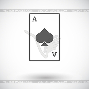 Play card - vector image