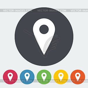 Map pointer - vector image