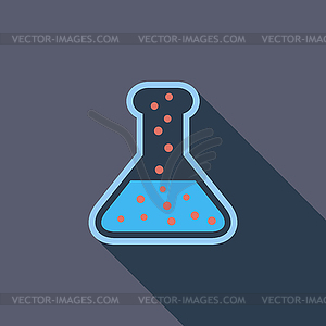 Chemisty flat icon - vector image