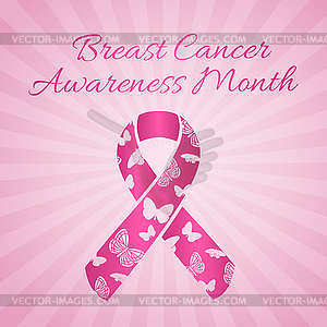 Breast Cancer Awareness month - vector clipart